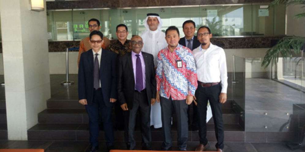 Tim Ekonomi dan Perdagangan KJRI Jeddah pada Pertemuan Bisnis Finnet dengan Halawani