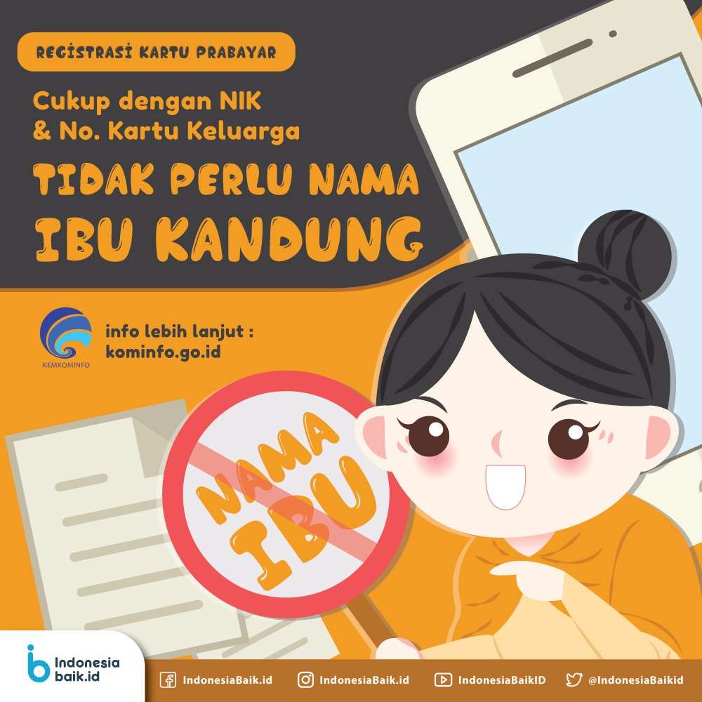 Tak perlu nama ibu!