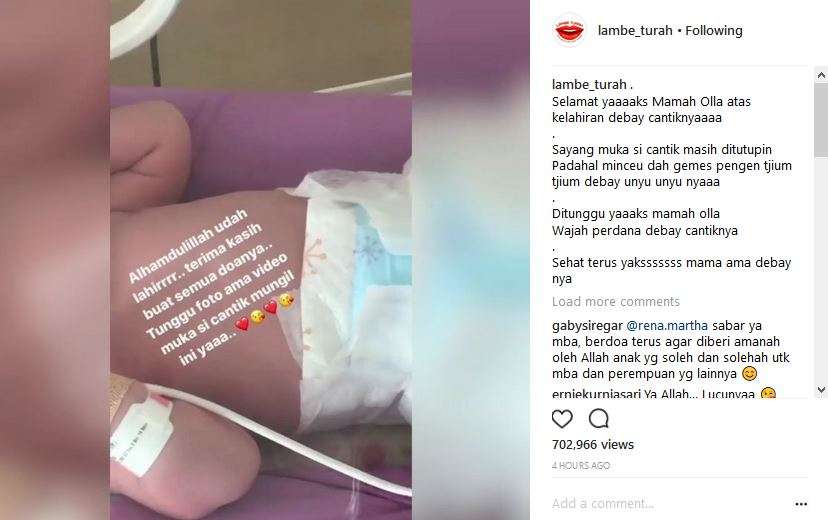 Anak kedua Olla Ramlan