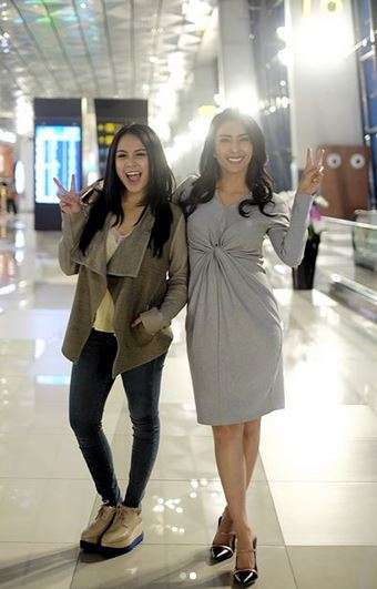 Nagita Slavina dan Tyas Mirasih