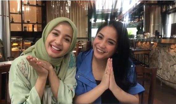 Nagita Slavina dan Laudya Cynthia Bella
