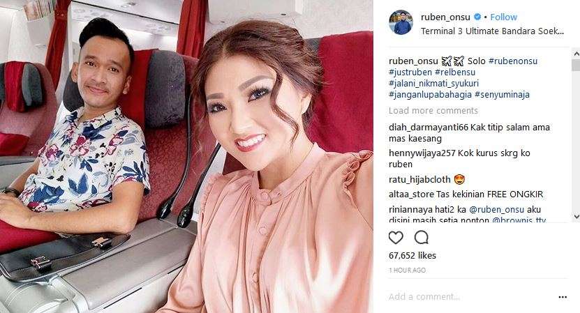 Ruben Onsu dan Sarwendah