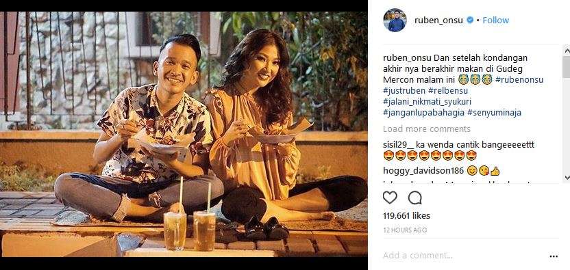 Ruben Onsu dan Sarwendah