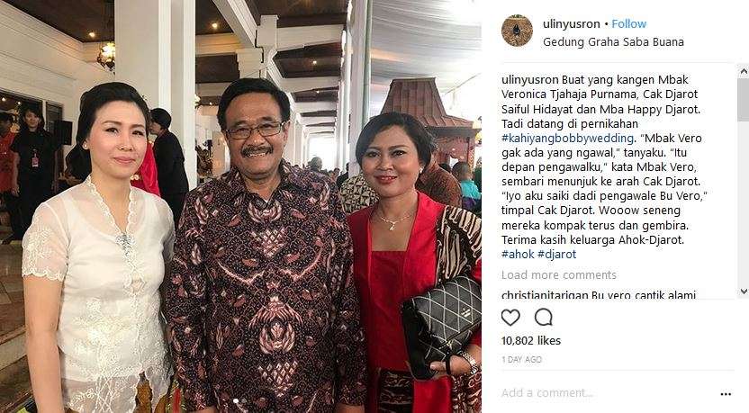 Djarot dan Veronica Tann