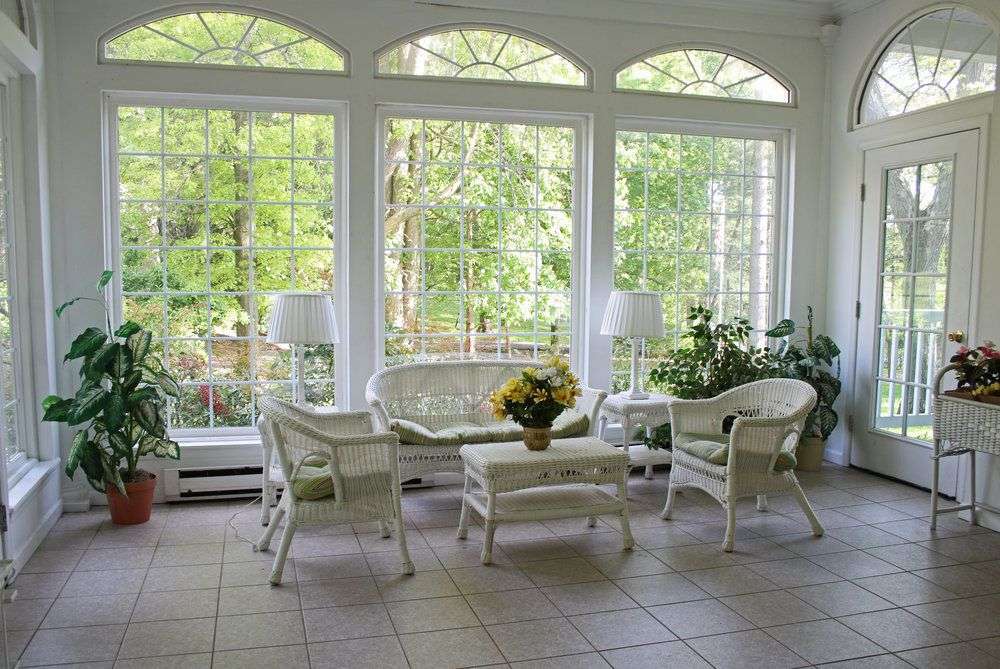 Sun room rumah keluarga Douglass Sun room rumah keluarga Douglass