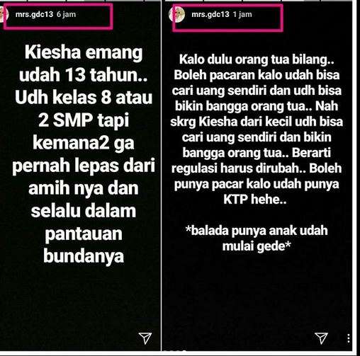 Klarifikasi Okie Agustina