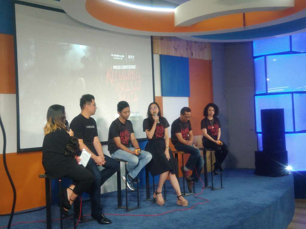 Konferensi pers Keluarga Tak Kasat Mata