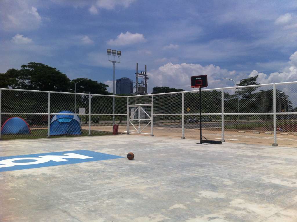 Lapangan olahraga di Decathlon