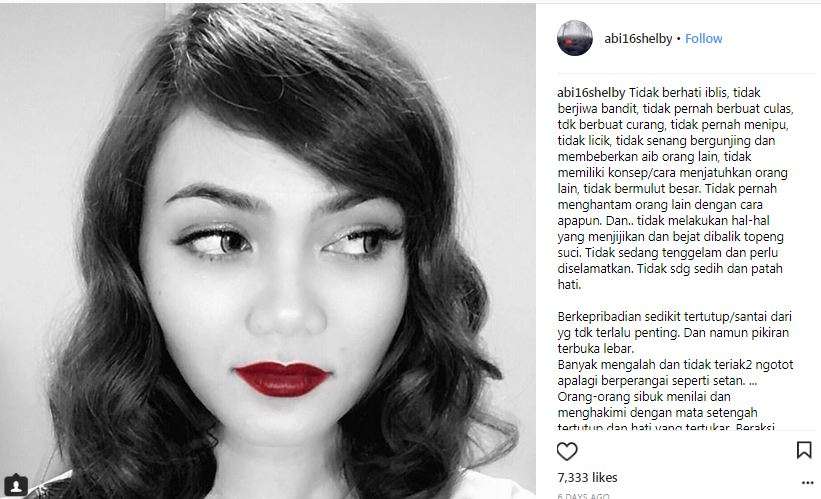 komentar adik rina nose