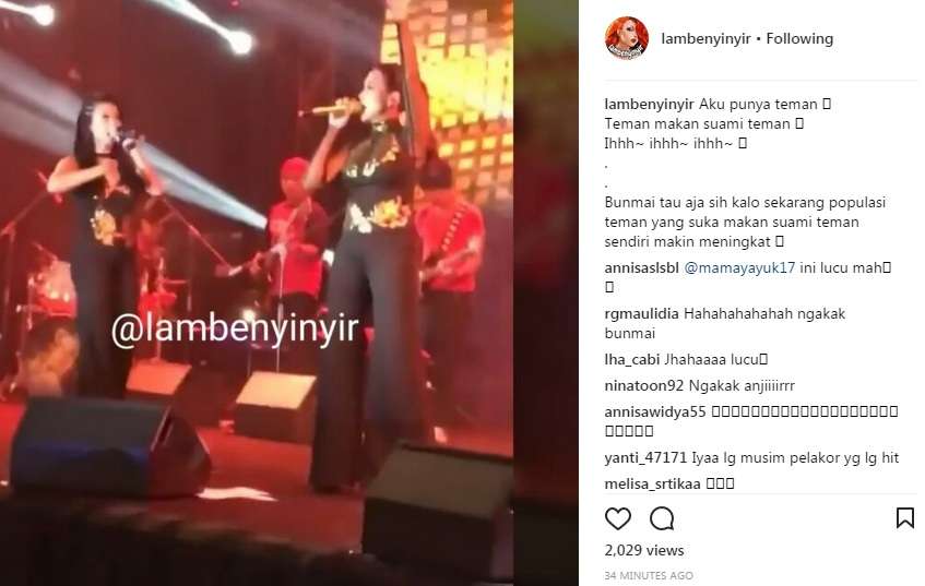 Maia sindir Mulan lewat lagu.