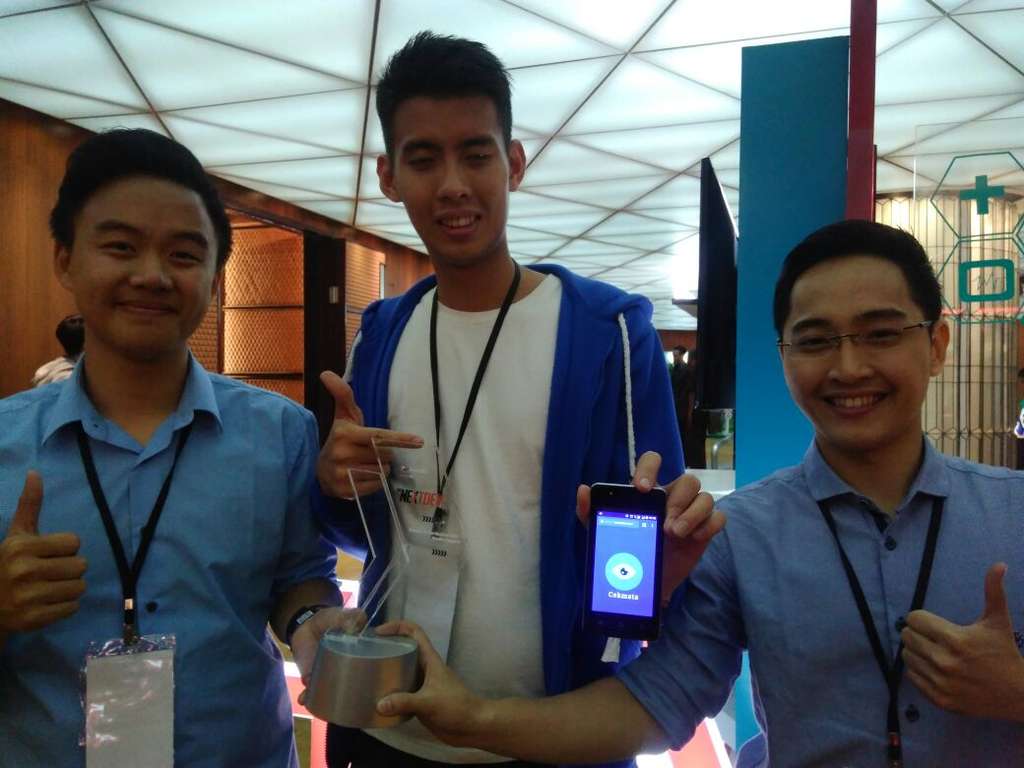CekMata, startup yang menjadi juara Telkomsel The NextDev 2017 di bidang e-Health