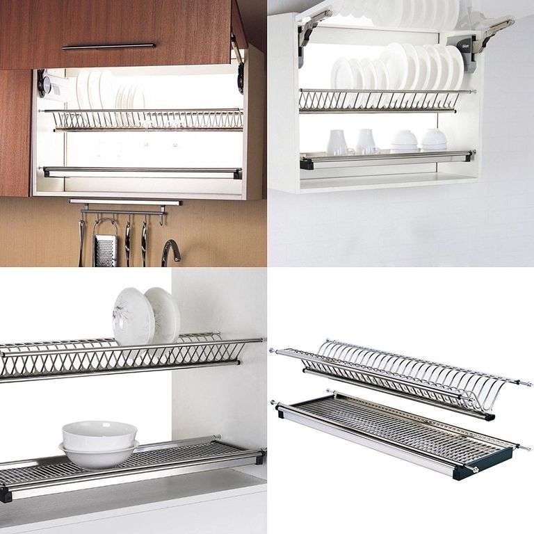 Rak kabinet di dapur Rak kabinet di dapur