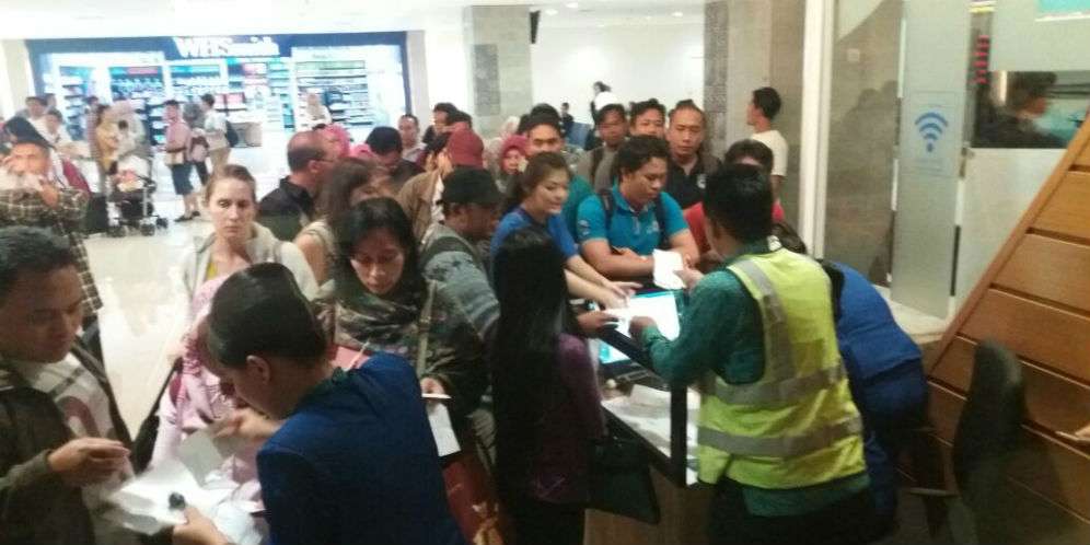 Suasana di Bandara Ngurah Rai, Denpasar, Bali