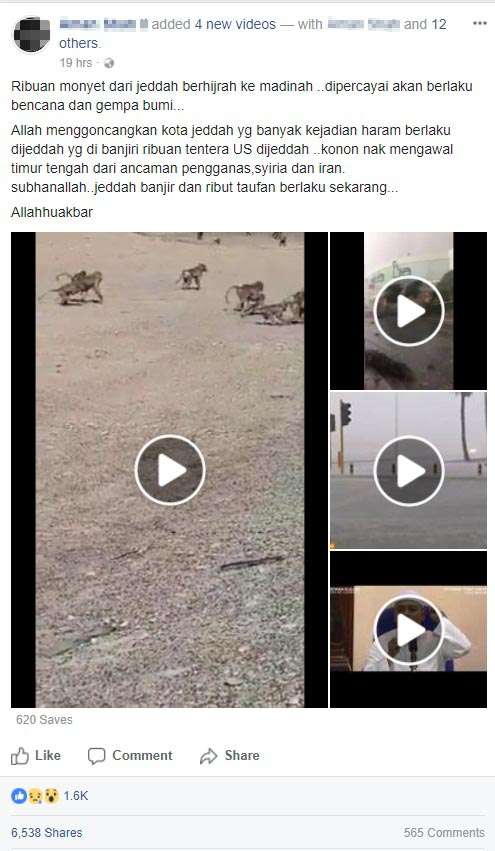 Kabar hoax tentang Jeddah