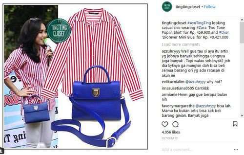 Harga tas Ayu Ting-ting
