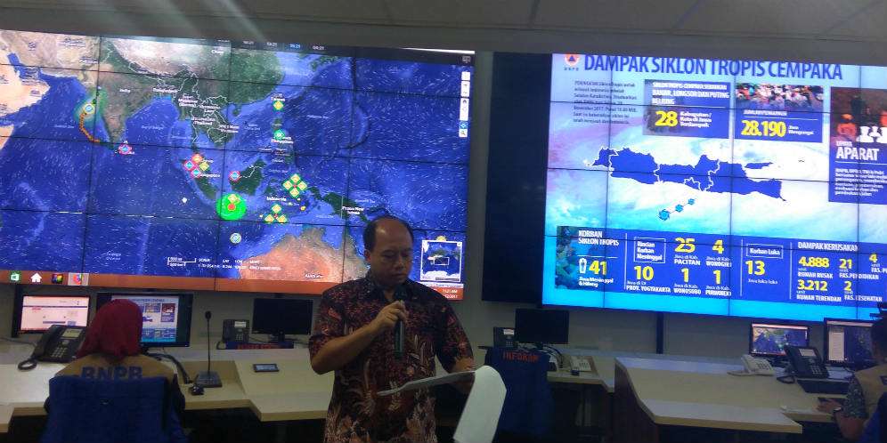 Kepala Pusat Data dan Informasi Badan Nasional Penanggulangan Bencana (BNPB), Sutopo Purwo Nugroho