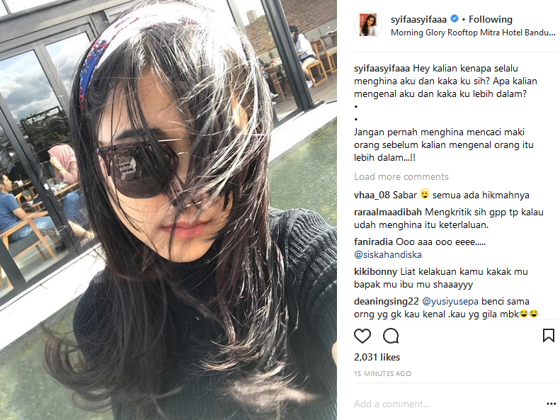 POSTINGAN PERTAMA SYIFA