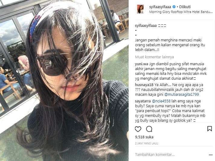 postingan kedua Syifa