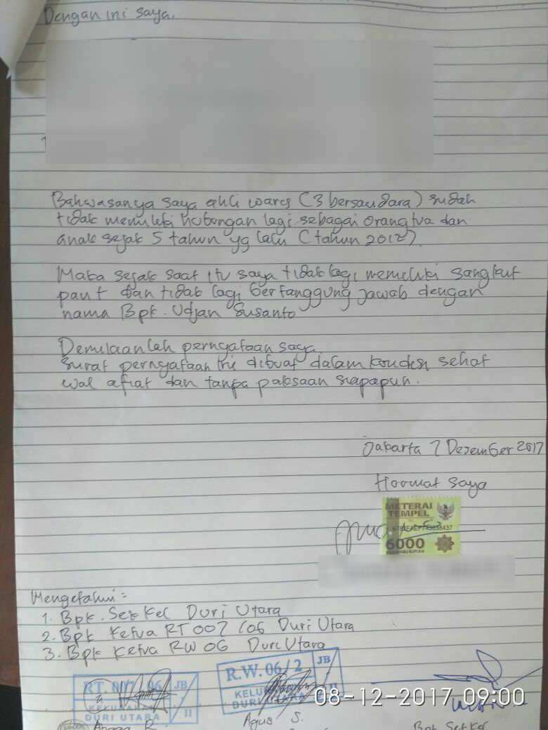 Alasan anaknya Alasan anaknya