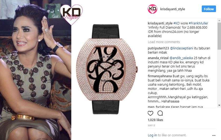 jam tangan krisdayanti