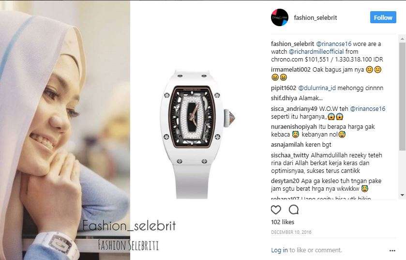 jam tangan rina nose