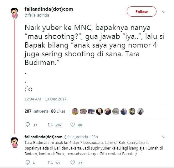 cuitar soal ayah tarra budiman