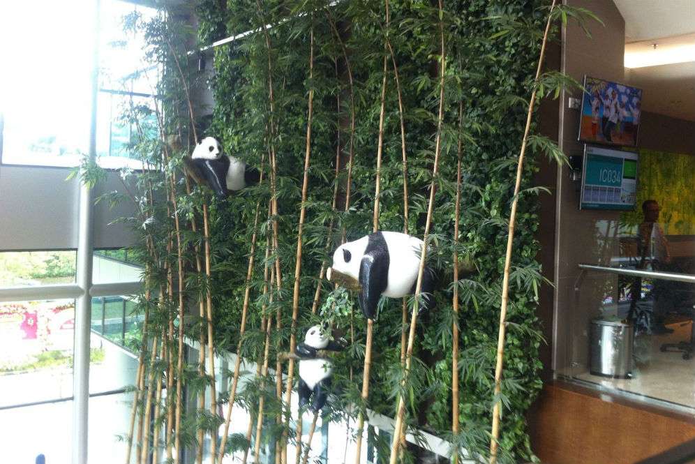 Hiasan panda di RS Pondok Indah Bintaro