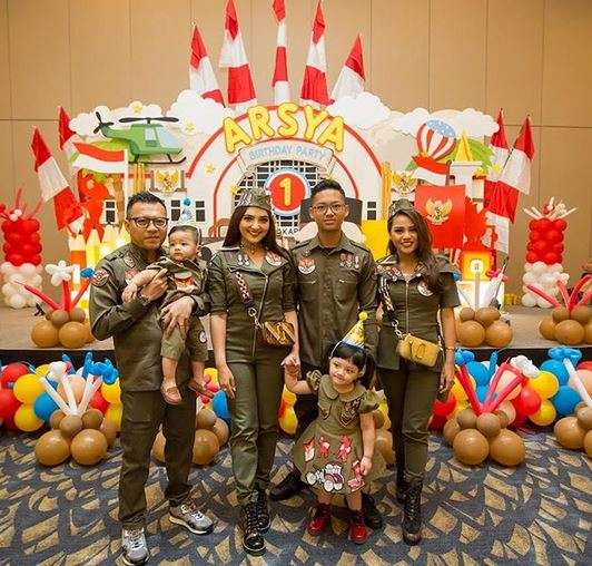 arsya army look arsya army look