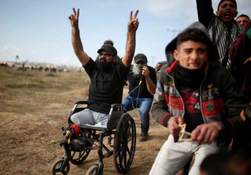 Ibrahim saat terlibat bentrok dengan militer Israel