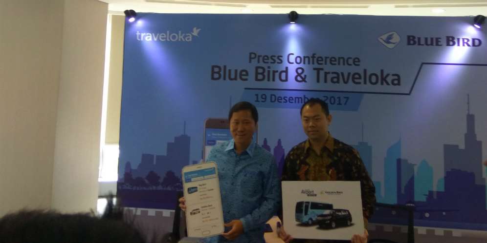 Traveloka kerja sama dengan Blue Bird