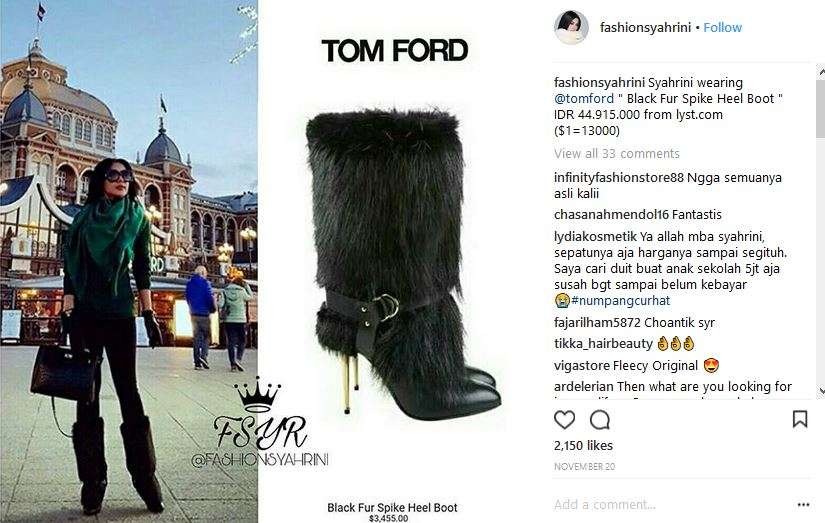 boots Syahrini