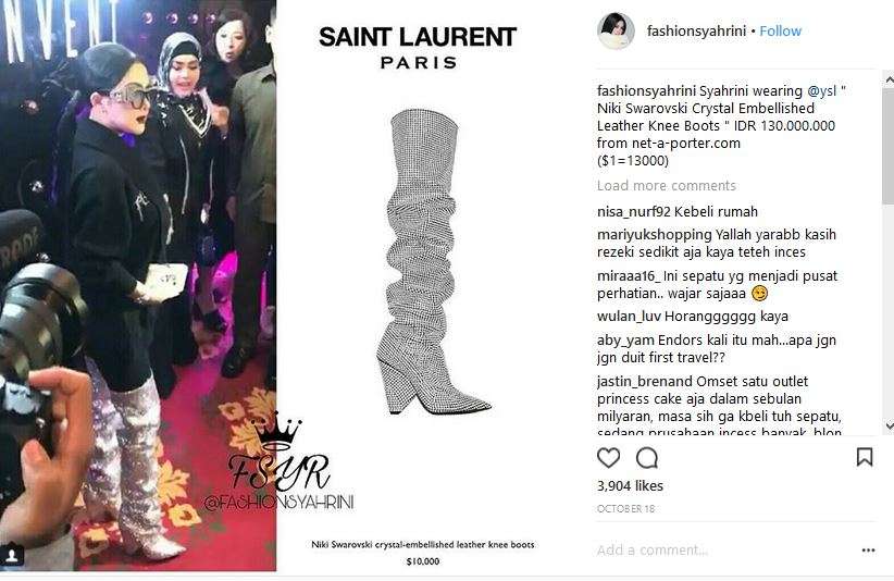 boots Syahrini