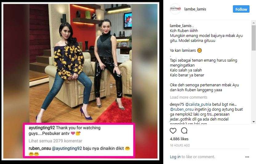ayu ting ting dan ruben