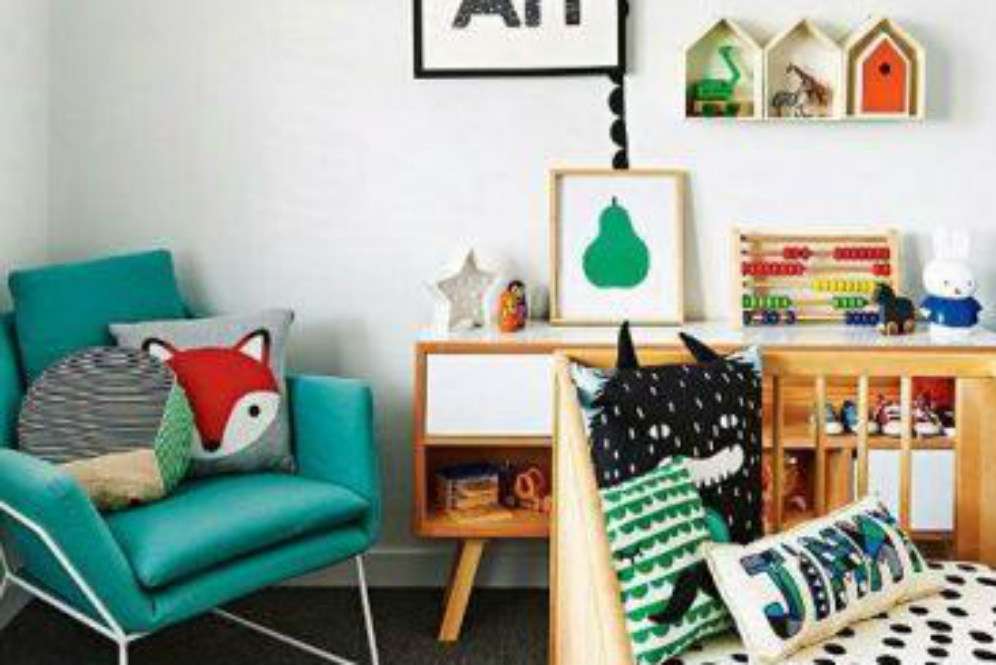 Warna seru di kamar anak Warna seru di kamar anak