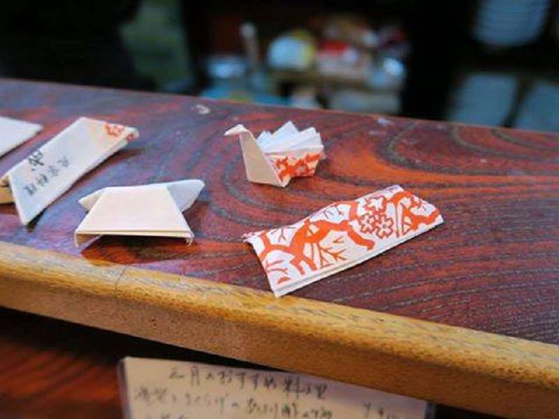 Tip origami.