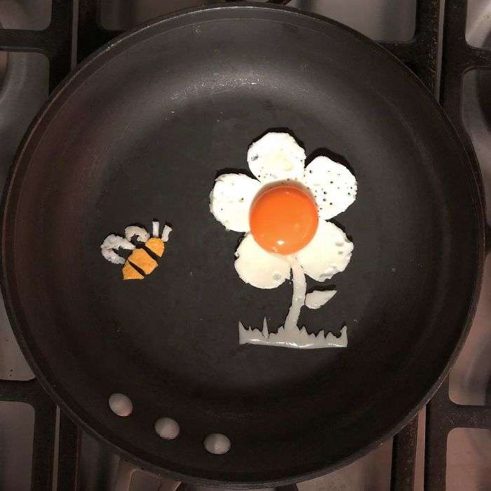 Karya Seni dari Telur
