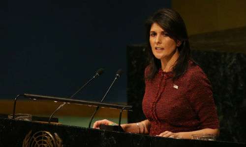 Duta Besar AS untuk PBB Nikki Haley