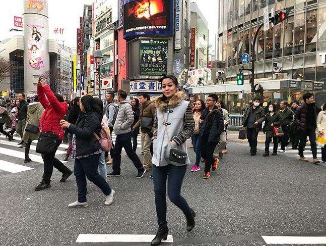 Gracia Indri di Jepang
