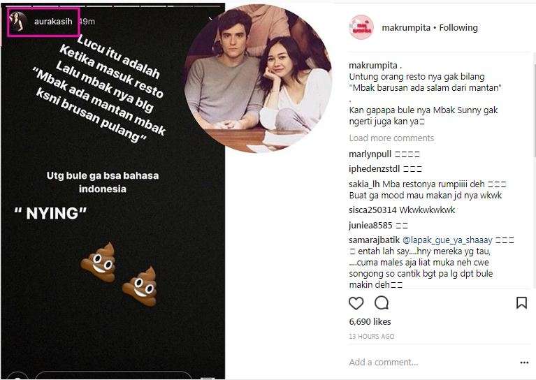 postingan Aura Kasih