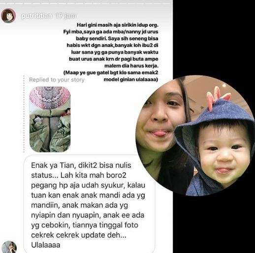 Postingan Putri Titian