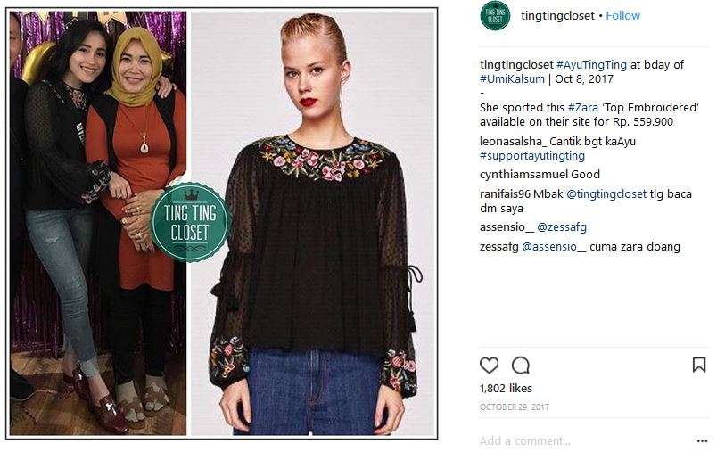 Ayu Ting Ting Fashion