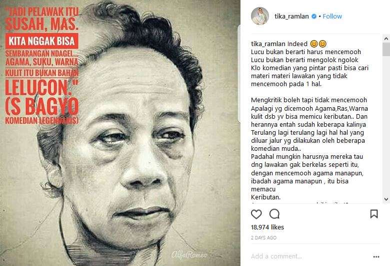 tika ramlan instagram
