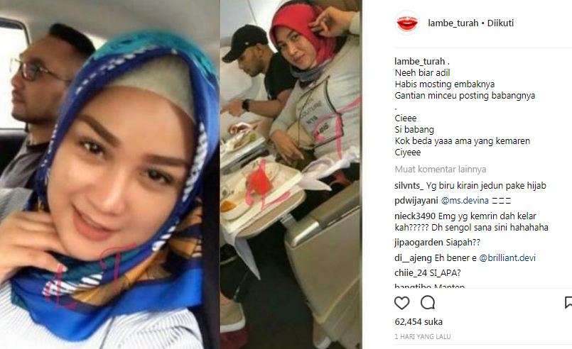 enji bareng wanita berhijab