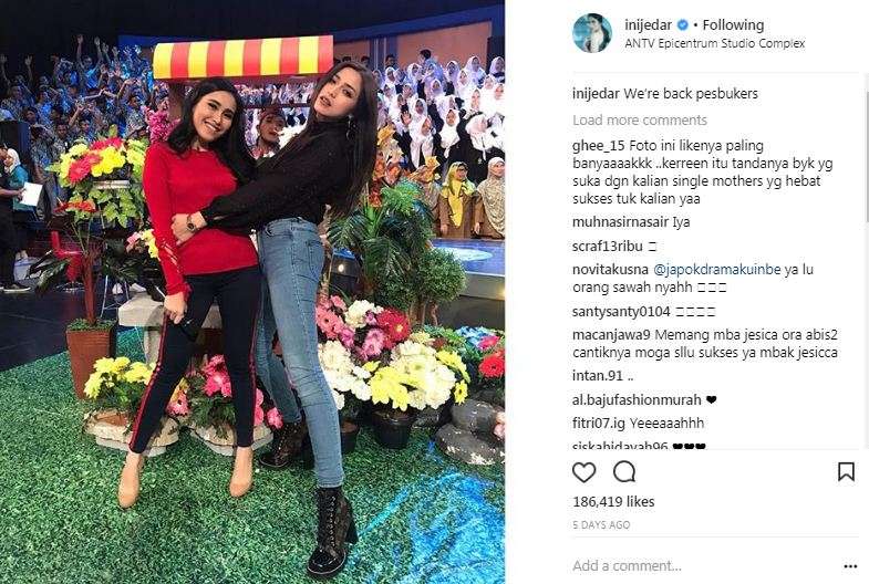 foto Jedar dan Ayu Ting Ting