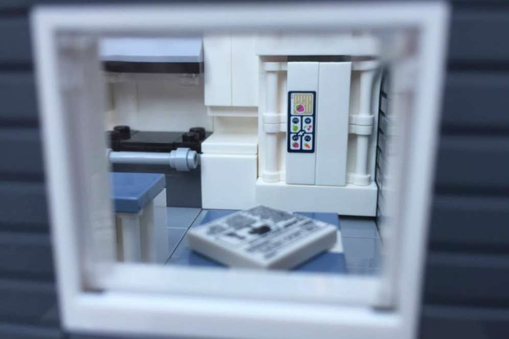 Miniatur rumah dari Lego