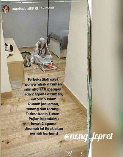 unggahan sandra dewi