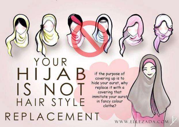 Contoh Memakai Jilbab yang Tak Sesuai Syariah