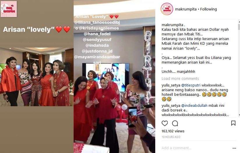 arisan krisdayanti