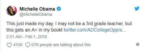 Twit Michelle Obama