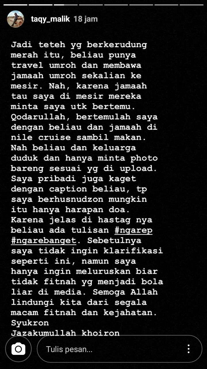 unggahan taqy malik unggahan taqy malik